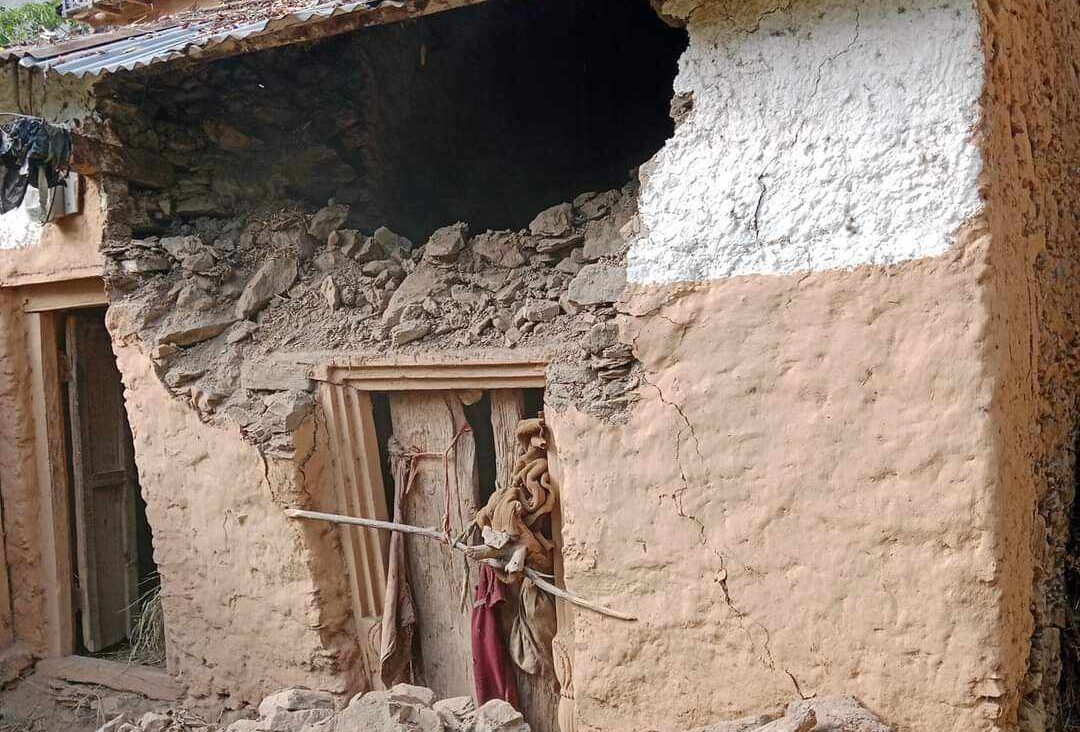 बझाङमा गएको भूकम्पबाट सात हजारभन्दा बढी संरचना क्षति