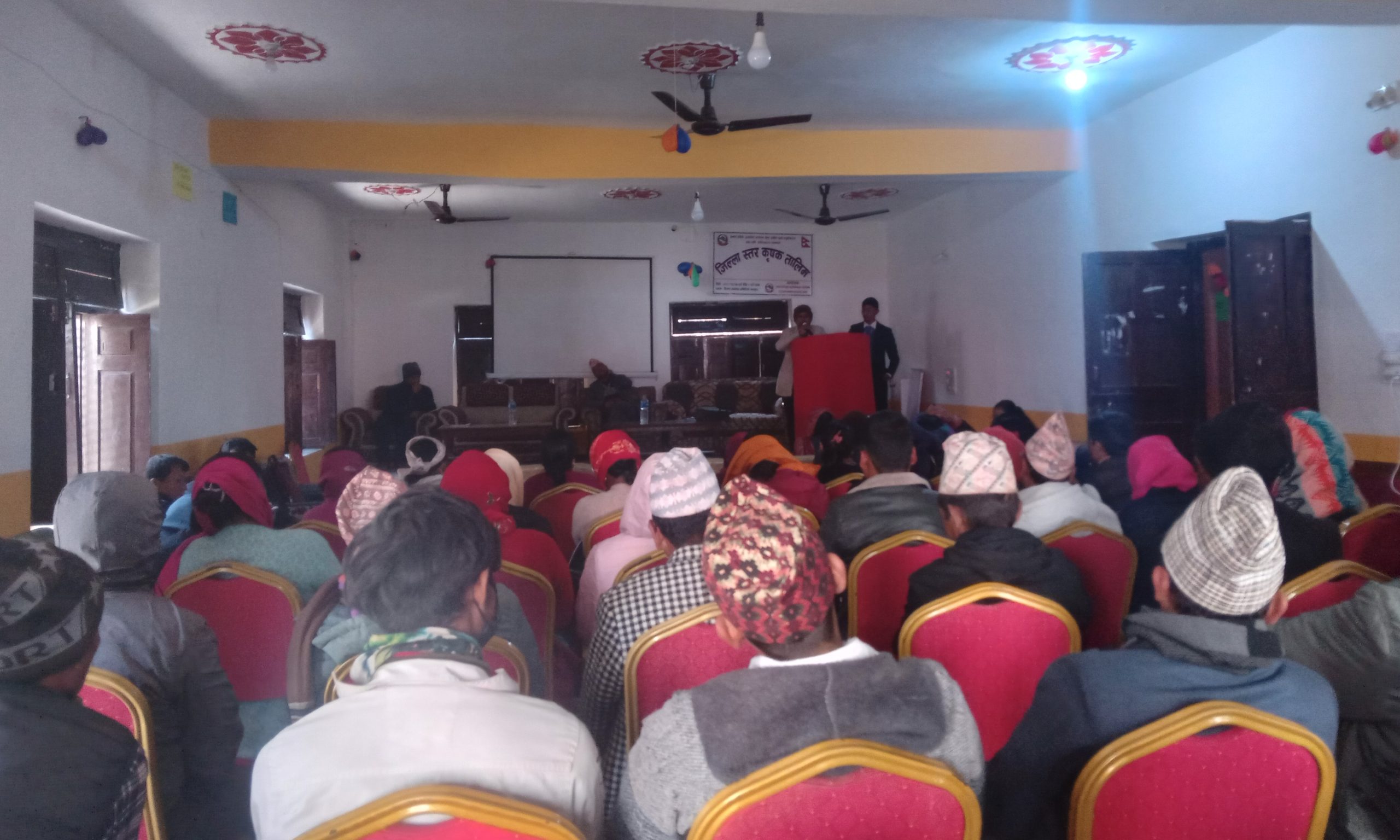 प्रधानमन्त्री कृषि आधुनिकीकरण परियोजना बझाङद्धारा कृषकका लागि ३ दिने तालिम सञ्चालन