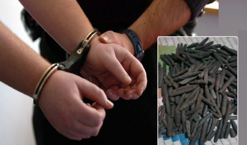 दार्चुलामा कोदोको बोराभित्र चरेश फेला, दुई जना पक्राउ