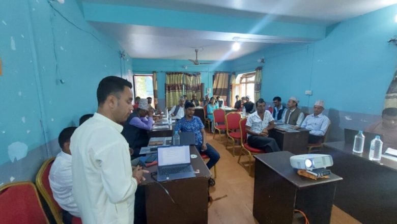 जयपृथ्वीका आठ विद्यालयको सञ्चार प्रविधीको प्रयोग सम्बन्धी कार्यविधी निर्माणबारे छलफल