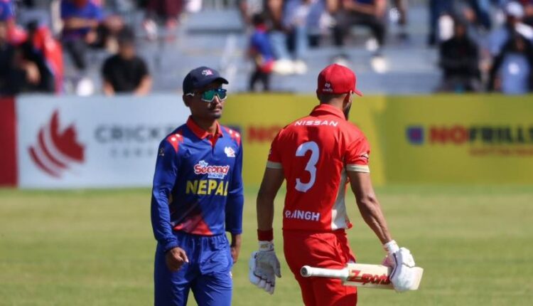 नेपाल क्यानडासँग पराजित, बनायो खराब रेकर्ड