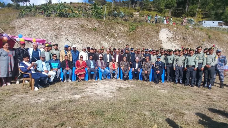 सशस्त्र प्रहरी बल नेपाल आश्रित गुल्म बझाङकाे छैँटाै स्थापना दिवस भव्य