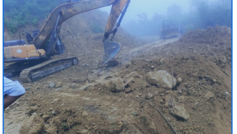 दाउन्नेमा एकतर्फी एकतर्फी सडक खुल्यो
