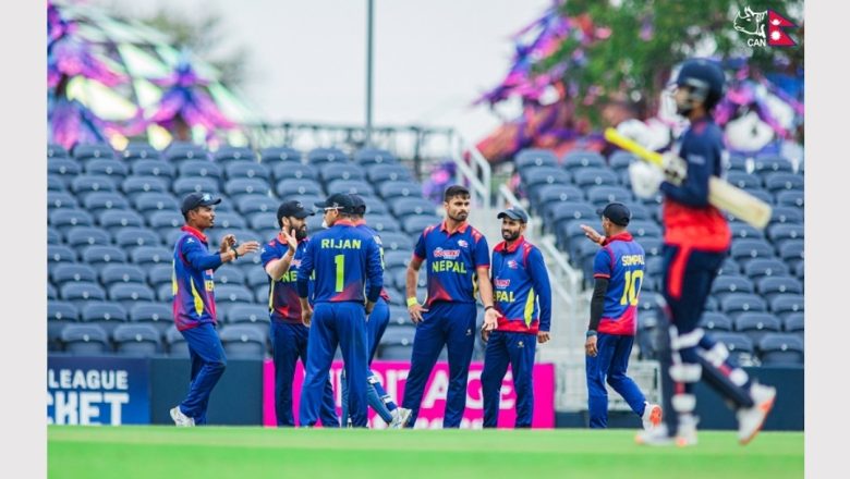 विश्वकप लिग–२ मा नेपाल अमेरिकासँग ३७ रनले पराजित