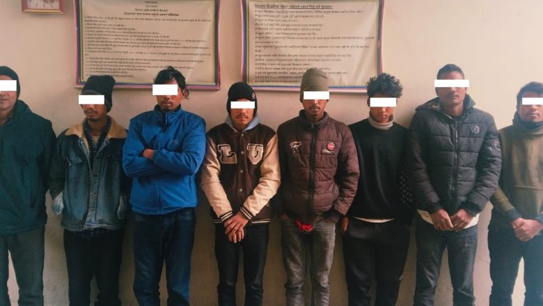 कैलालीमा लागू औषधसहित १० जना पक्राउ