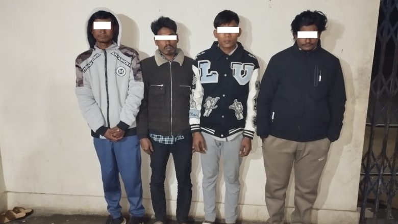 जिल्ला कैलालीमा लागू औषधसहित चार जना पक्राउ