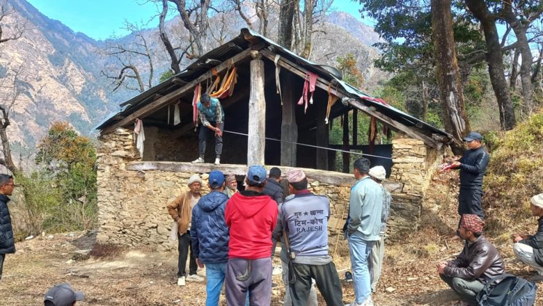 खप्तडछान्नामा मष्टा मन्दिर पुनःनिर्माणका लागि सर्वेक्षण