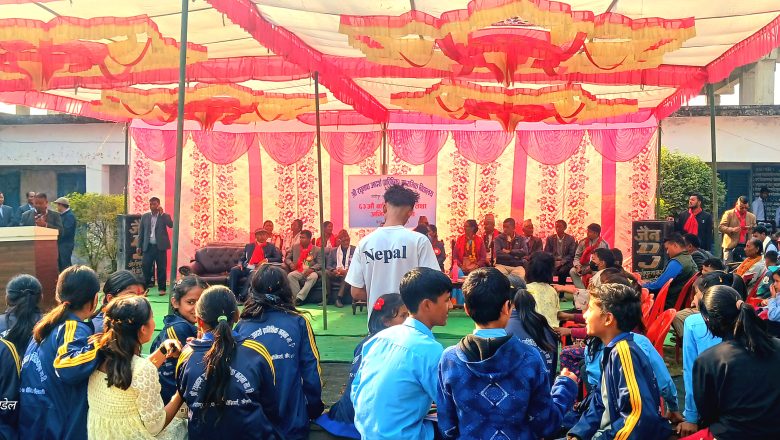 रघुनाथ आदर्श प्राविधिक माविको ६३ औं वार्षिकोत्सब सम्पन्न,, विद्यार्थीलाई शैक्षिक सामाग्री प्रदान