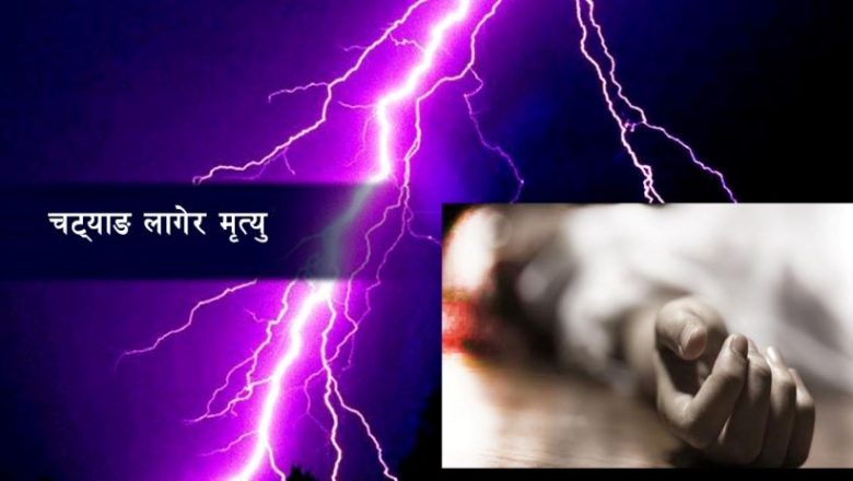 कञ्चनपुरमा चट्याङ लाग्दा कलुवापुरका रानाको मृत्यु