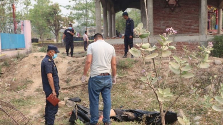 कैलालीको दुर्गा मन्दिर परिसरमा शव फेला, टाउकोमा ढुङ्गा प्रहार गरी हत्या