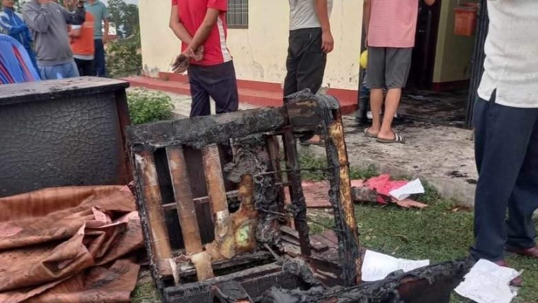 बैतडीमा माओवादी केन्द्रको कार्यालयमा आगलागी, कागजपत्र जले