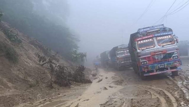 नवलपरासीको दाउन्ने सडकमा वर्षाका बेला राति गाडी सञ्चालनमा रोक