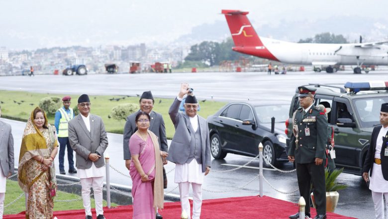 प्रधानमन्त्री ओली चीन प्रस्थान, एससीओ शिखर सम्मेलनमा सम्बोधन गर्ने