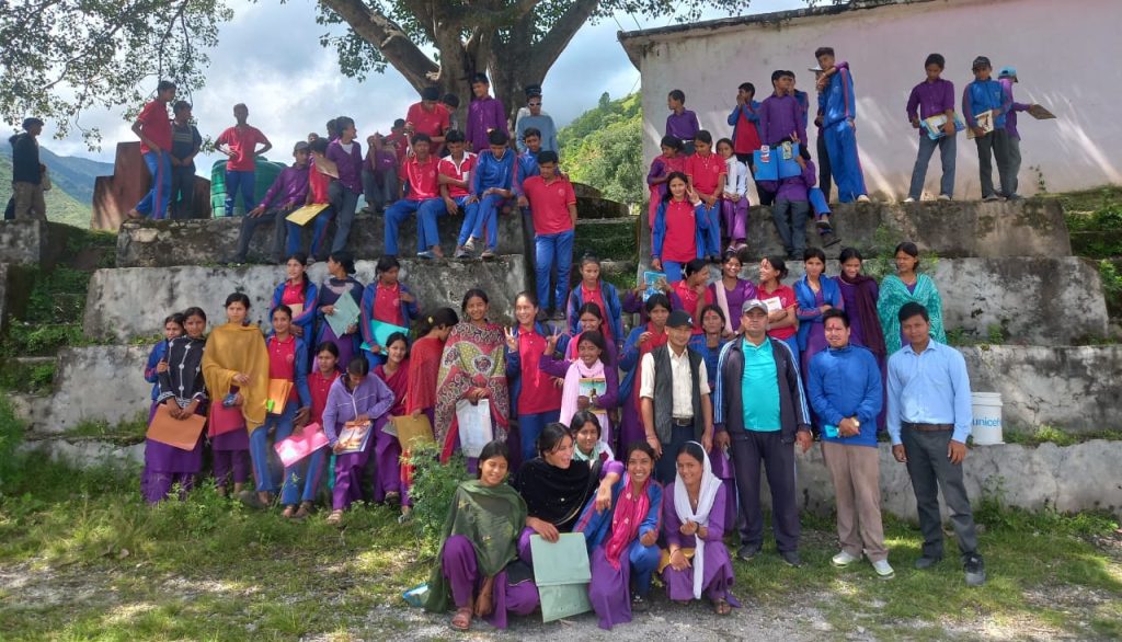 निड्स नेपालद्वारा चौधारी मावीमा बालदिवस कार्यक्रम सम्पन्न