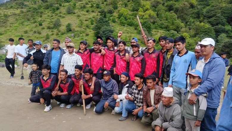 जनशक्ति युवा क्लब खोरीद्वारा आयोजित क्रिकेटको उपाधि आयोजकलाई नै