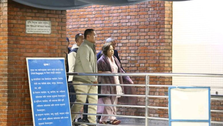 सभापति देउवा पत्नी आरजुसहित उपचारका लागि सिंगापुर प्रस्थान