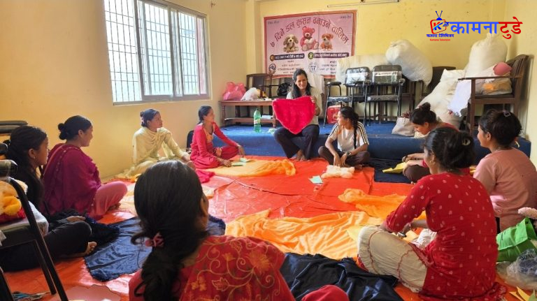 थलारामा महिलालाई सीपमार्फत आत्मनिर्भर बनाउने अभियान, डल कुसन तथा चुरापोते बनाउने तालिम सञ्चालन