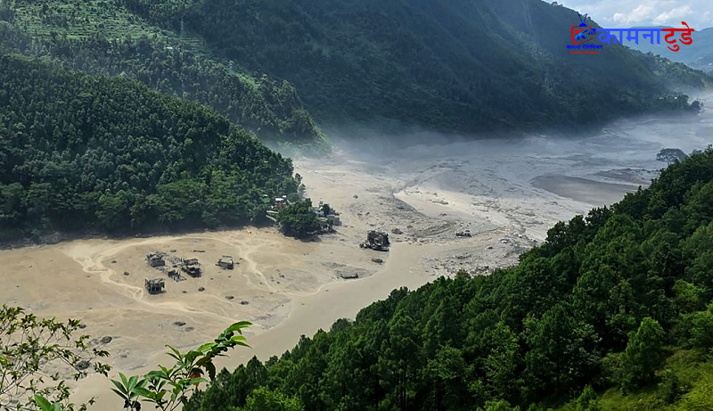 भोटेकोशी बाढीअघि ४० सेन्टिमिटरसम्म भू–विस्थापन भएको ईसीमोडको अध्ययन प्रतिवेदन